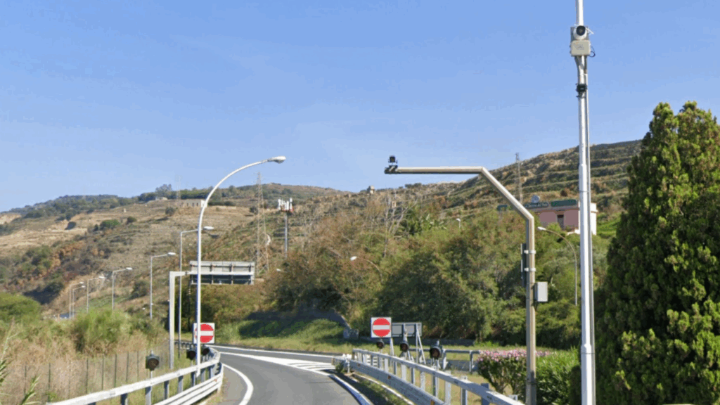 Impianto rilevamento contromano A4